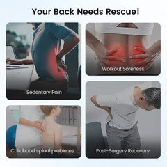 Magnetic Therapy Acupuncture Massage Lumbar Back Stretcher