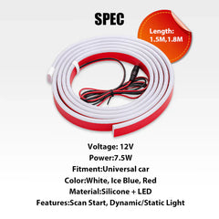 🔥【Dynamic Scan HoodBeam Kit】- 50% OFF! Light up your hood with hypnotic smooth scanning effects! ✨🚗