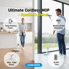 Mop Lightweight Mop with Water Sprayer, Rechargeable for Hardwood Tile Marble Floors