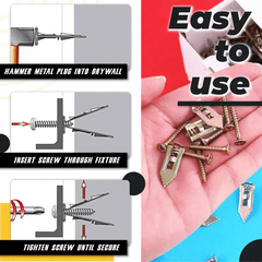 Drywall Anchors and Screws Kit – Heavy Duty