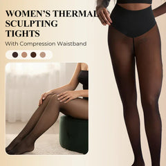 ⏳Limited Time 50% Off⏰Thermal Shaping Tights for Women with Compression Waistband💕
