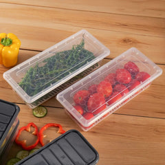 Fridge Storage Containers with Drain Plate