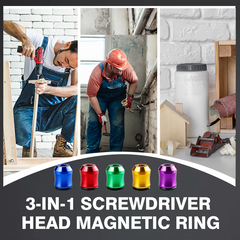 3-in-1 Screwdriver Head Magnetic Ring | Pack Of 3 đ„