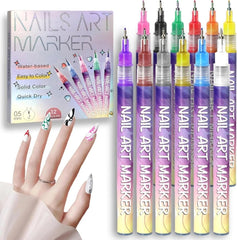🎁HOT SALE 50% OFF⏳🎨12 Colors Nail Art Pens Set🔥