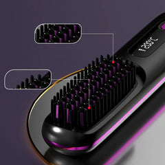 🔥Summer Hot Sale 40% Off🔥Wireless Ceramic Heating Hair Straightening Comb