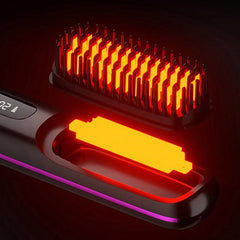 🔥Summer Hot Sale 40% Off🔥Wireless Ceramic Heating Hair Straightening Comb