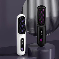 🔥Summer Hot Sale 40% Off🔥Wireless Ceramic Heating Hair Straightening Comb