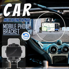 🚗 Universal car phone holder with 360° rotation