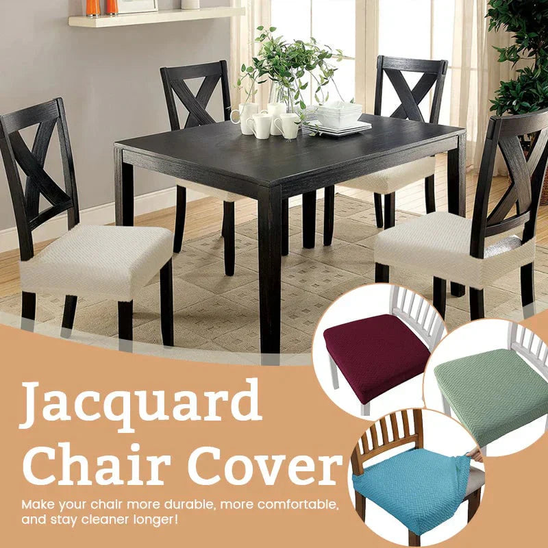 Durable, stylish, and easy-care waterproof Jacquard chair covers 🪑 | Autumn Campaign: 50% off for a limited time