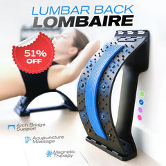 Magnetic Therapy Acupuncture Massage Lumbar Back Stretcher