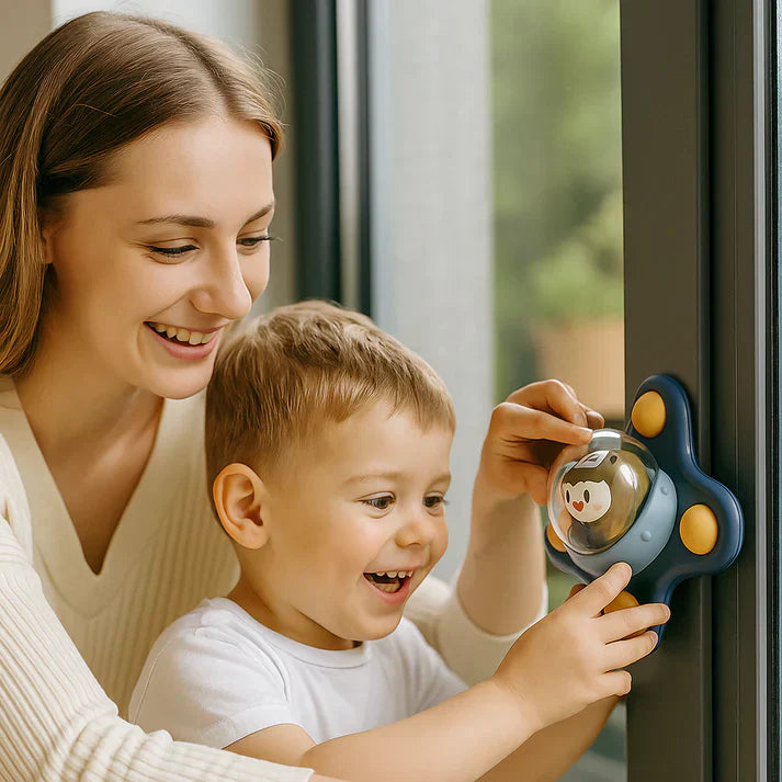 Montessori Suction Cup Spinner – Rotating Educational Toy