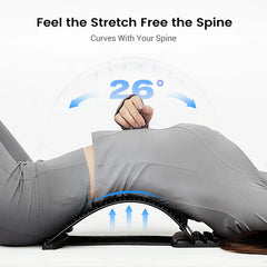 Magnetic Therapy Acupuncture Massage Lumbar Back Stretcher