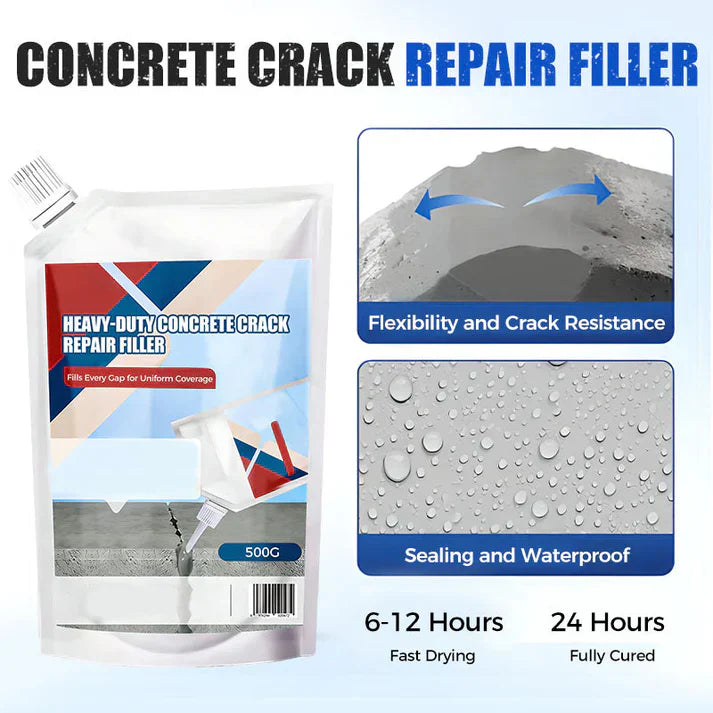 🔥New Upgrade🔥Heavy-Duty Concrete Crack Repair Adhesive (Buy 1 get 1 Free)
