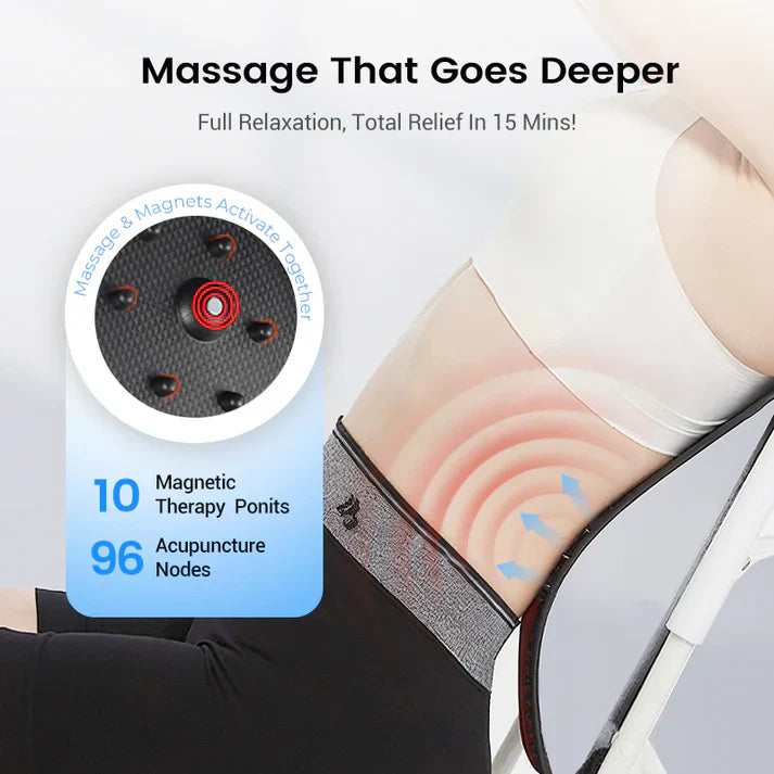 Magnetic Therapy Acupuncture Massage Lumbar Back Stretcher