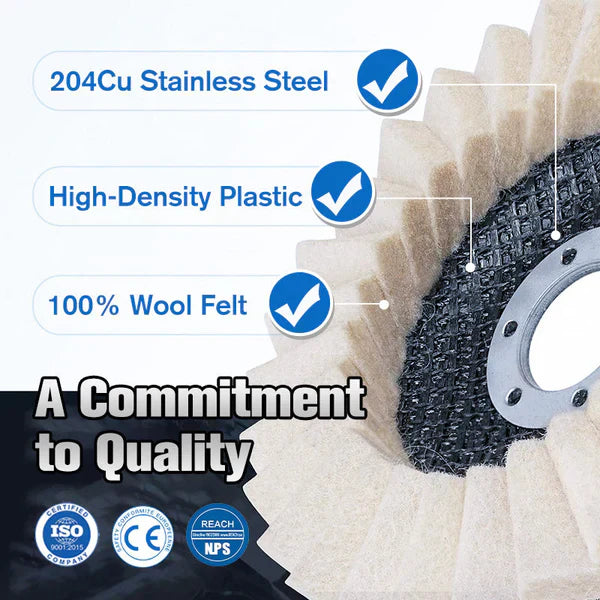 50% OFF🎁✨Wool Felt Flap Polishing Disc
