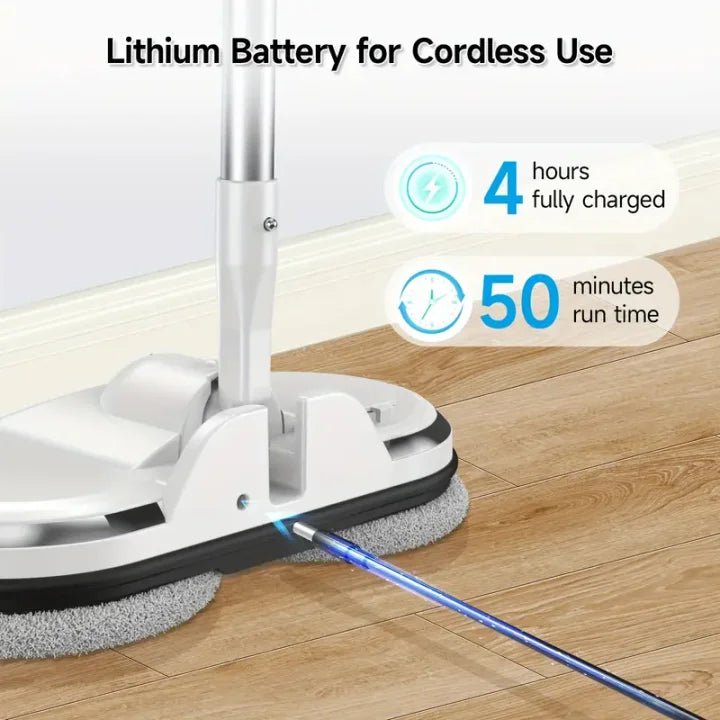 Mop Lightweight  Mop with Water Sprayer, Rechargeable for Hardwood Tile Marble Floors