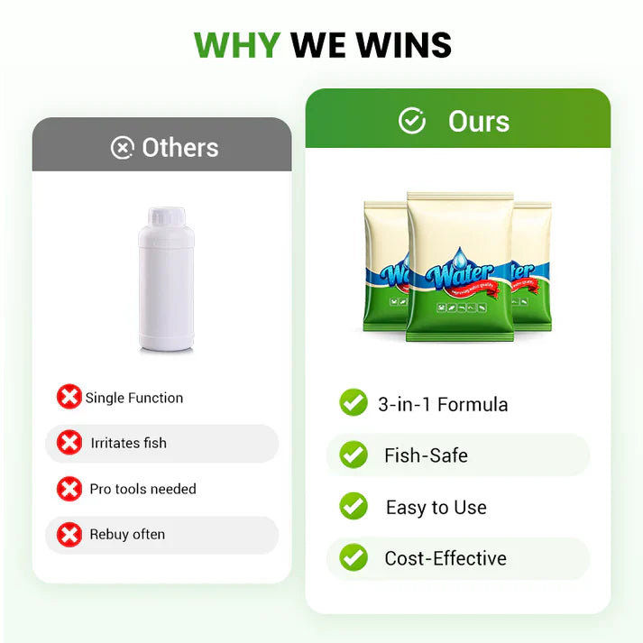 500g Premium Pond Care Powder | Water Clarifier & Algae Control 🐟