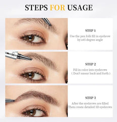 【🔥Buy 1 Get 1 Free】☔3D Waterproof Microblading Eyebrow Pen