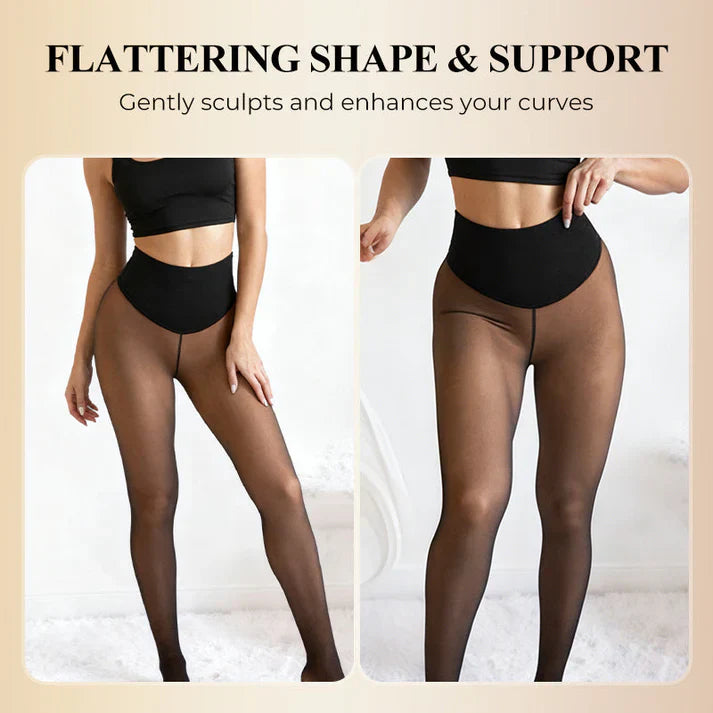 ⏳Limited Time 50% Off⏰Thermal Shaping Tights for Women with Compression Waistband💕