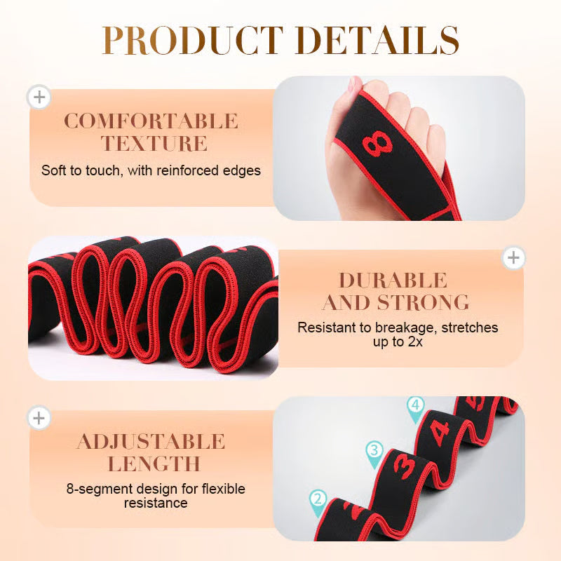 🔥Fitness Resistance Band for Stretching and Yoga | 🔥Buy 1 Get 1 Free🔥