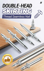 🔥Buy More Save More🔥Double-Head Skirting Thread Seamless Nail🛠️ | Pack of 100 pcs