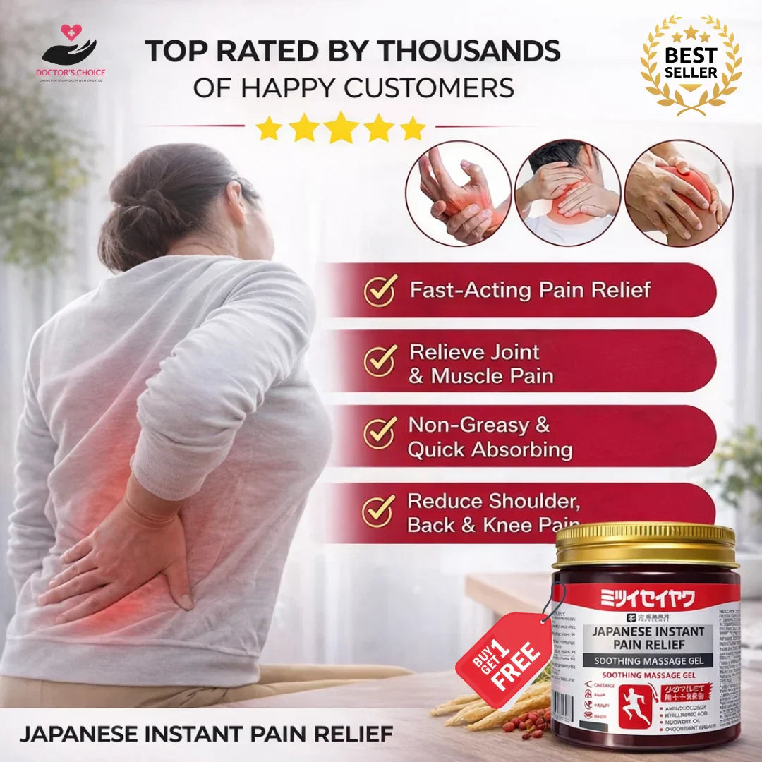 Japanese Instant Pain Relief Soothing Massage Gel (PACK OF 2) | 🔥Buy 1 Get 1 Free🔥