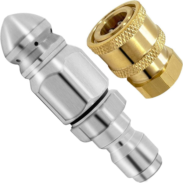 Powerful Pipe Cleaning and Unclogging Nozzle