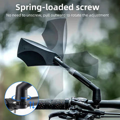 360 degree adjustable handlebar bike mirror (Buy 1 Get 1 Free)
