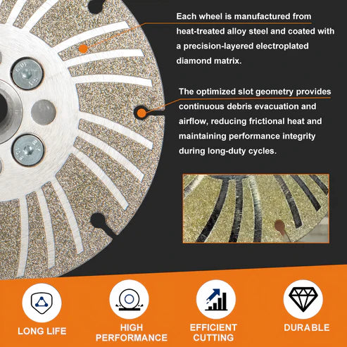 🔥50% discount while supplies last!🎉Electroplated Diamond Angle Grinding Wheel